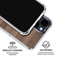 thumbnail image 3 of Skinit Natural Walnut Wood iPhone 14 Plus Clear Case, 3 of 4