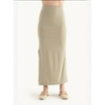 thumbnail image 4 of High Waist Maxi Skirt with a Side Slit, 4 of 6