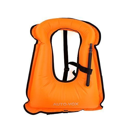 AUTOVOX Inflatable Life Jacket Universal Adults Type Life Jacket with Adjustable Straps Sailing Swimming Life Vest for... by AUTO-VOX