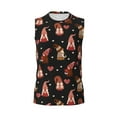 thumbnail image 4 of Yiaed Valentine Gnome Print Men's Singlet Vests Summer Running Muscle Tank Tops Gym Undershirt Round Neck Sleeveless for man, 4 of 5