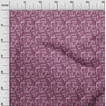 thumbnail image 3 of oneOone Polyester Lycra Dark Magenta Fabric Abstract Craft Projects Decor Fabric Printed By The Yard 56 Inch Wide, 3 of 4