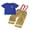 Blue A, variant on Kids Toddler Baby Boy Halloween Firefighter Outfit Short Sleeve T-Shirt Suspender Pants Overalls Halloween Birthday Outfits