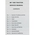 thumbnail image 2 of Set Massey Ferguson Mf 1085 Tractor Service Parts Manuals Shop Repair Catalog, 2 of 11