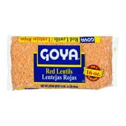 Goya Red Lentil Beans, Lentejas, 16 oz Bag
