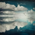 thumbnail image 2 of Wuestenhagen, Dirk 12x12 Black Ornate Wood Framed with Double Matting Museum Art Print Titled - Spaces II - Sea of Clouds, 2 of 4
