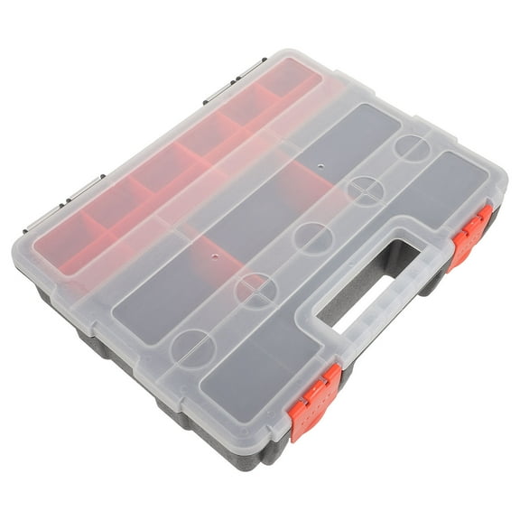 HONMEET Double Sided Organizer Box Seal and Plastic Storage Container