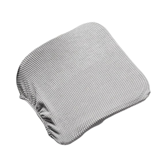 Injueey Chair Cover Slipcover Stretch Seat Computer Ornaments Protection Universal Solid Anti-Dirty Set Anti-dust Home Cubiertas para muebles de jardín Gris Plata/Respaldo