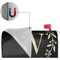 thumbnail image 5 of Classic Monogram Letter W Mailbox Cover Magnetic Standard Size Waterproof Letter Post Box Cover Wrap Oversize Decoration Welcome Home Garden Outdoor 21" Lx 18" W, 5 of 6