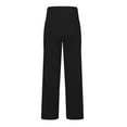 thumbnail image 7 of Giftesty Women's Loose Fit Wide Leg Multi-Color Solid Elastic Waist Casual Athletic Long Pants, 7 of 7