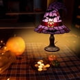 thumbnail image 3 of Halloween Decor Witch Hat Lamp, LED Halloween Night Light, Halloween Decorations Indoor, Witchy Decor for Shelf Mantel Table, Gothic Home Decoration, 3 of 10