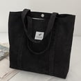 thumbnail image 2 of MERIGLARE Sac Fourre-Tout Mignon Réutilisable Sac de Magasinage Polyvalent pour Usage Quotidien Voyage École Noir, 2 of 9
