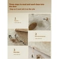thumbnail image 6 of Belgian Pile 5x6 Feet Door Mat, Dirty Resistant Wear Resistant Slip Resistant Not Easy to Lose Hair, Household, High Density Woven Carpet, 1 Piece, 6 of 7