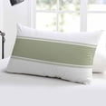 thumbnail image 5 of Solid Sage Green Throw Pillow Cover, Stripes Modern Minimalism Art Rectangle Decorative Pillow Case Protector Soft Cushion Cover Lumbar Pillowcase for Couch Sofa Bedroom Car Chair Decor 20x36 Inch, 5 of 8
