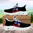 thumbnail image 1 of Zapatos para mujer, clásicos, con bandera nacional de Haití, zapatillas informales para correr, calzado transpirable, zapatos personalizados para hombres, 1 of 6
