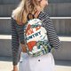 thumbnail image 5 of Balery Cowboy Rising Horse Mochila Clásica Impresa Básica para Viaje, Mochila Escolar Resistente al Agua, Mochila de Lona con Correas Ajustables-Small, 5 of 5