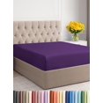 thumbnail image 1 of Sábana bajera ajustable CGK Unlimited, tamaño king, color morado, 1 of 6