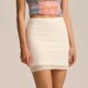 thumbnail image 4 of Minifalda de encaje para mujer, sexy, ajustada, con capas, cintura alta, estampado floral, falda corta tipo lápiz para verano informal, tejido elástico, 4 of 6