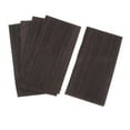thumbnail image 3 of Juego de 5 piezas de chapa de madera para pala de guitarra, decoración de pala, lámina para casco de guitarra Madera negra, 3 of 8