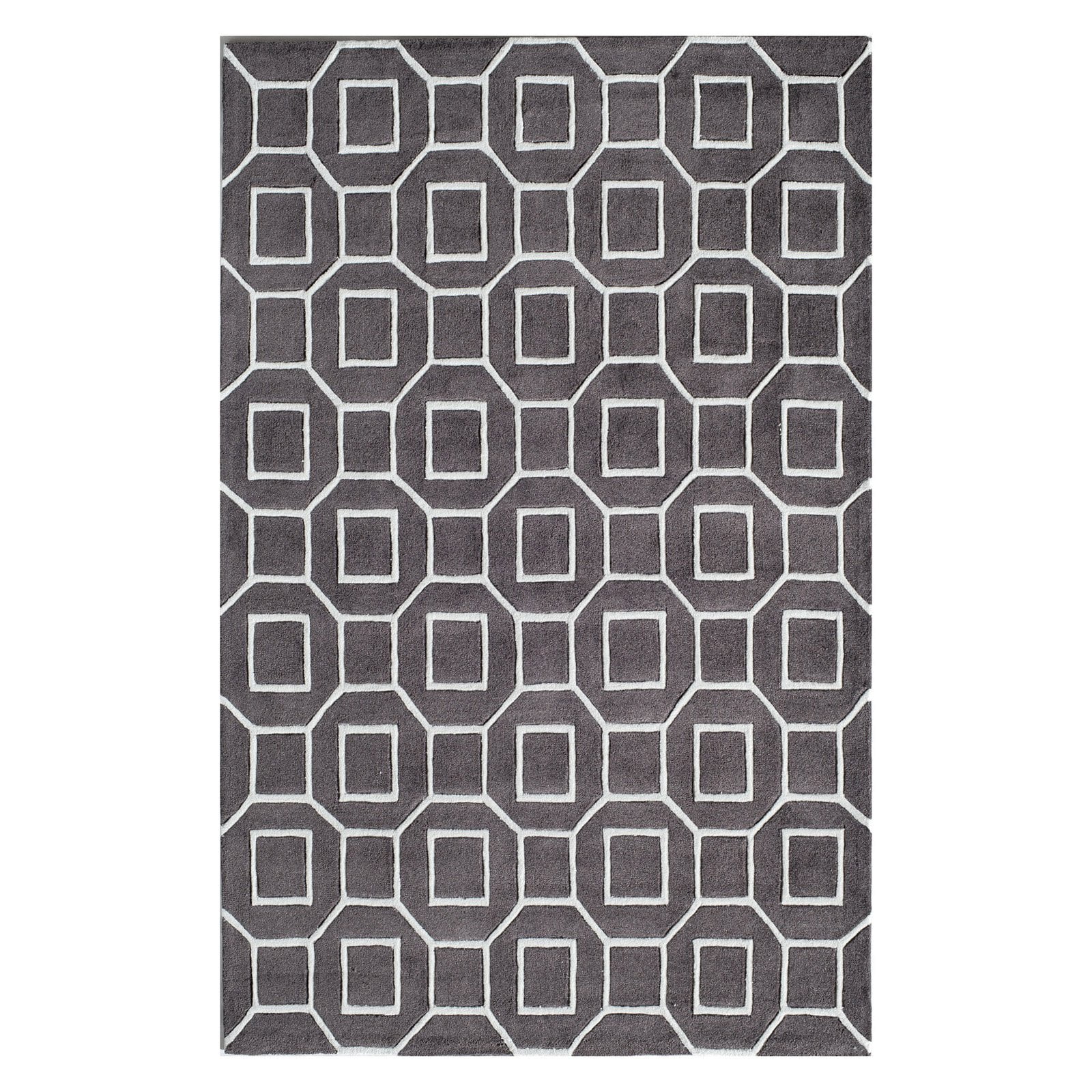 Rugs America Jourdan 8' x 10' Rug in Tiles Gray