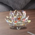 thumbnail image 1 of Decoración De Flores Figuritas de estilo chino con decoración de flores de loto de cristal para recuerdo (multicolor) Wdftyju Libre de BPA, 1 of 3