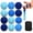Blue, variant on Magnetic Fidget Balls 12PCS (2 Sets), Quiet Silicone Sensory Desk Fidgets,, Includes Carry Case, Purple