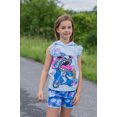 thumbnail image 3 of Disney Lilo & Stitch Big Girls Cosplay Tank Top and Active Retro Dolphin French Terry Shorts Little Kid to Big Kid, 3 of 5
