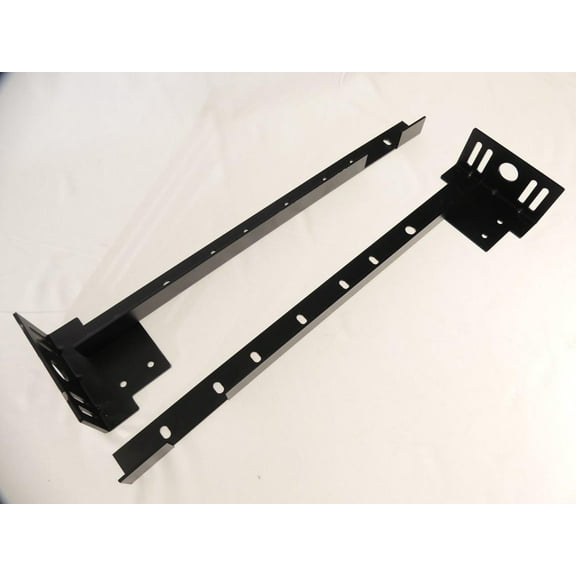 Bed Frame Extension Set, Extend a Metal Bedframe to Meet a Headboard or Footboard, 2 Pieces, Hardware Included, by Tech Team