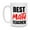 White, variant on Teacher Superlative Mug, Best Math Teacher Gift, 11oz or 15oz White Ceramic Coffee Cup for Math Teacher