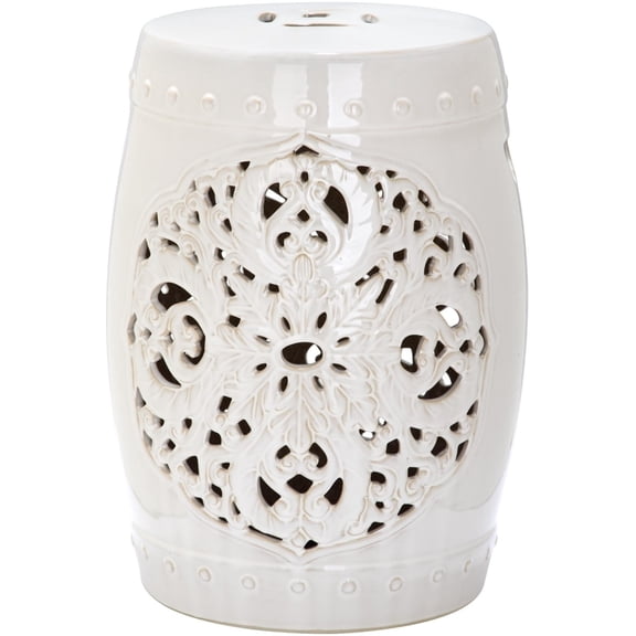 Flora Garden Stool Cream
