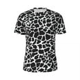 thumbnail image 5 of Sports T Shirt For Men Black Leopard T Shirts Fashion Animal Print Summer Tee Shirt O Neck, 5 of 5