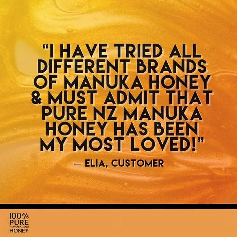 Miel de Manuka New Zealand - Certificado UMF 20+ (MGO 829+) 100% miel de  Manuka pura de Nueva Zelanda, miel de Manuka galardonada de Nueva Zelanda