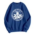 thumbnail image 7 of Women's Sweatshirt Class Of 2026 Graduation Graphic Crew Neck Long Sleeve Pullover Raglan Top Streetwear Hoodie Alternative, 7 of 7