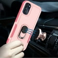 thumbnail image 5 of For Apple iPhone 15 Plus (6.7") Heavy Duty Hybrid Rugged 2in1 Shockproof Protective with Magnetic Ring Stand Holder Phone Case Cover by Xpression - Pink, 5 of 9