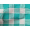 thumbnail image 4 of oneOone Cotton Poplin Turquoise Blue Fabric Gingham Check Sewing Craft Projects Fabric Prints By Yard 42 Inches Wide, 4 of 4
