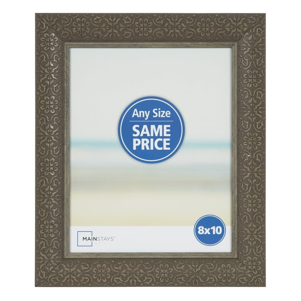 Mainstays 8x10 Rustic Brown Tabletop Picture Frame Walmart Business