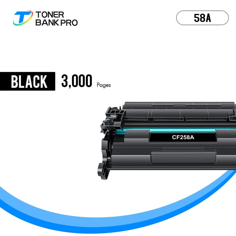CF258A 58A Toner Cartridge Black (With-Chip) 1-Pack