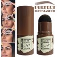 thumbnail image 3 of Sello para cejas EELHOE + 24 tarjetas para cejas, kit portátil para dar forma a las cejas, rellenar con pincel y color natural., 3 of 7