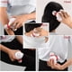 thumbnail image 2 of Mini masajeador triangular inalámbrico (rojo) Masajeador corporal portátil de mano con percusión vibratoria eléctrica de tejido profundo para aliviar el dolor de espalda, cuello, manos, hombros y cue, 2 of 5
