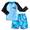 Monster Jam, variant on Character Toddler Boy Long- Sleeve Rash Guard and Swim Trunks, 2-Piece, Size 12M-2M