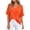 Orange, variant on Jewelreauty Oversized T Shirts for Women V Neck Plain Tshirts Short Sleeve Casual Workout Loose Summer Tops (XL, Light Blue)