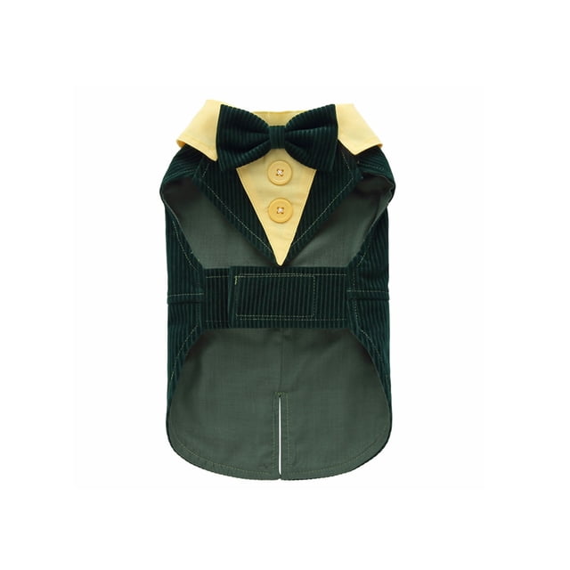 TIELUTT Elegant Tuxedo with Bow Tie Formal Attire for and Wedding Parties Pet Clothes Hangers Pet Clothes for Medium Dogs Pet Clothes Rack Pet Clothes for Medium Dogs Male Pet Clothes for Large Dogs