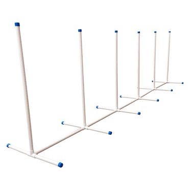 Trademark Innovations Dog Training Agility Weave Poles Equipment Set