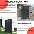 thumbnail image 6 of Home Metal Privacy Screen 72" H x 47" W, Outdoor Privacy Screens and Panels, Freestanding Decorative Fence for Patio Lawn Garden Deck Balcony, Outdoor Divider with Stand, 6 of 7