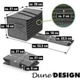thumbnail image 2 of Caravan Plate Holder, Motorhome Kitchen Cupboard Storage For 8 Plates Camping Dinnerware Storage, Camping Plate Holder Felt Caravan Plate Storage Solutions For Motorhome Campervan Boat Cupboard, 2 of 7