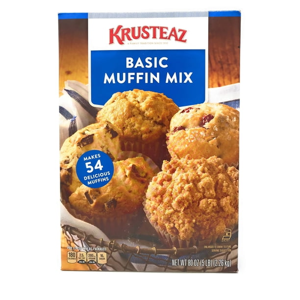 Krusteaz Basic Muffin Mix, 80 OZ 5 Pound (Pack of 1