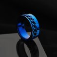 thumbnail image 1 of Nuevo anillo de pareja giratorio de acero inoxidable genial, cadena giratoria de alta calidad, anillos giratorios para mujer, hombre, joyería Punk, regalo de fiesta Dengxun unisex, 1 of 2