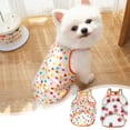 thumbnail image 1 of Fiudx Chaleco Protector Solar para Mascotas, Diseño de Lunares de Fresa, Tejido de Nailon Suave, Ideal para El Verano, Ideal para Perros Pequeños y Gatos, Uso Diario, Viajes, Tamaño 30 X 20 Cm., 1 of 6