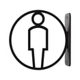 thumbnail image 3 of Letrero de baño, adhesivo de pared, para hombres y mujeres, señalización de baño, letrero de baño, Masculino, 3 of 9