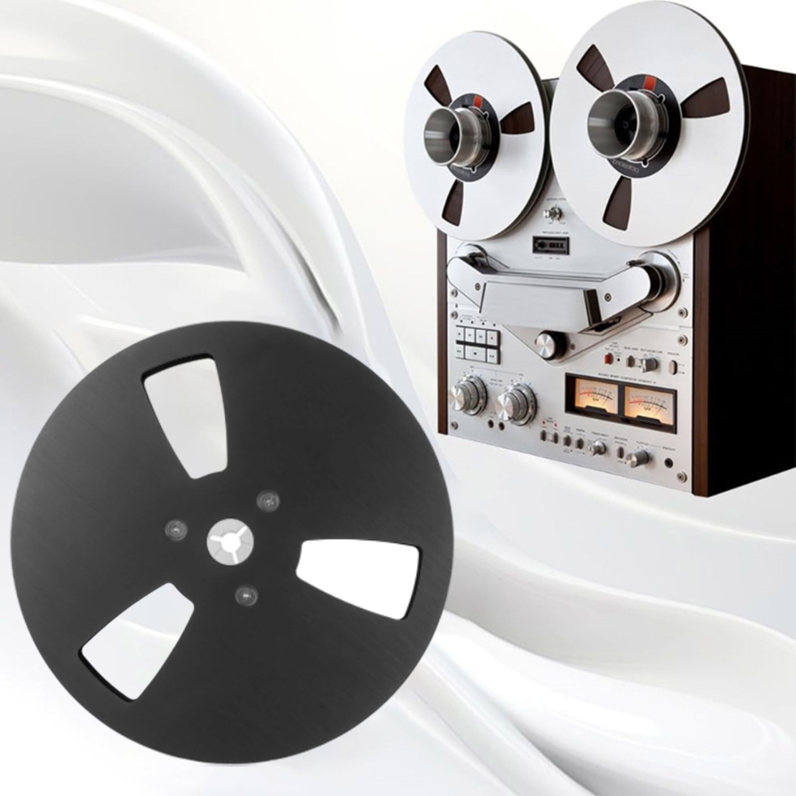 Precise Engineered 7Inch Aluminum Empty Tape Reel For Open Reel Tapes Decks Ensures Perfect Fit And Reliability Use