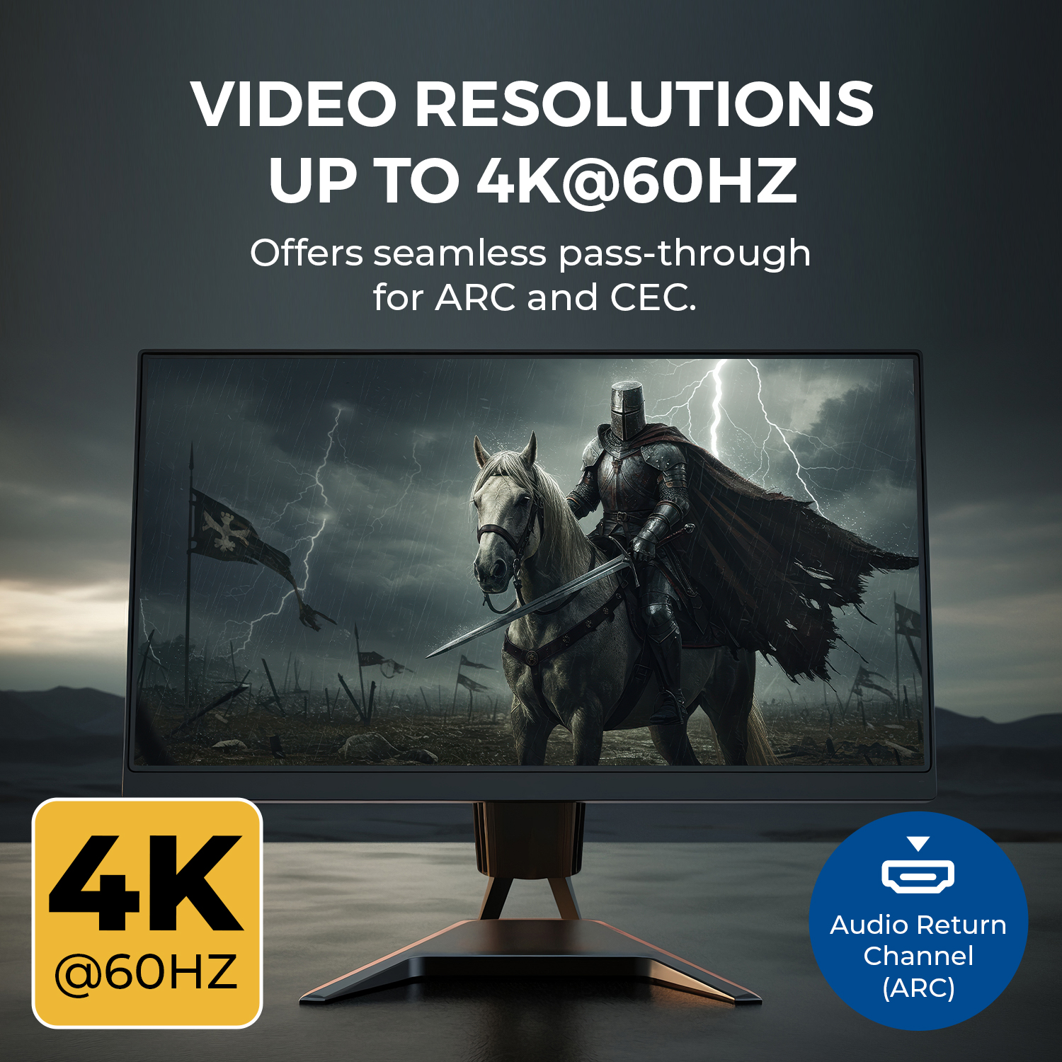 OREI 150ft Fiber Optic HDMI 2.0 Cable 4K 60Hz HDR High Speed (AOC-4K-150)
